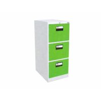 Raminthra Furniture ตู้เอกสารเหล็ก 3 ลิ้นชัก รุ่น DC- 3l ( สีเขียว/ขาว ) Cabinet