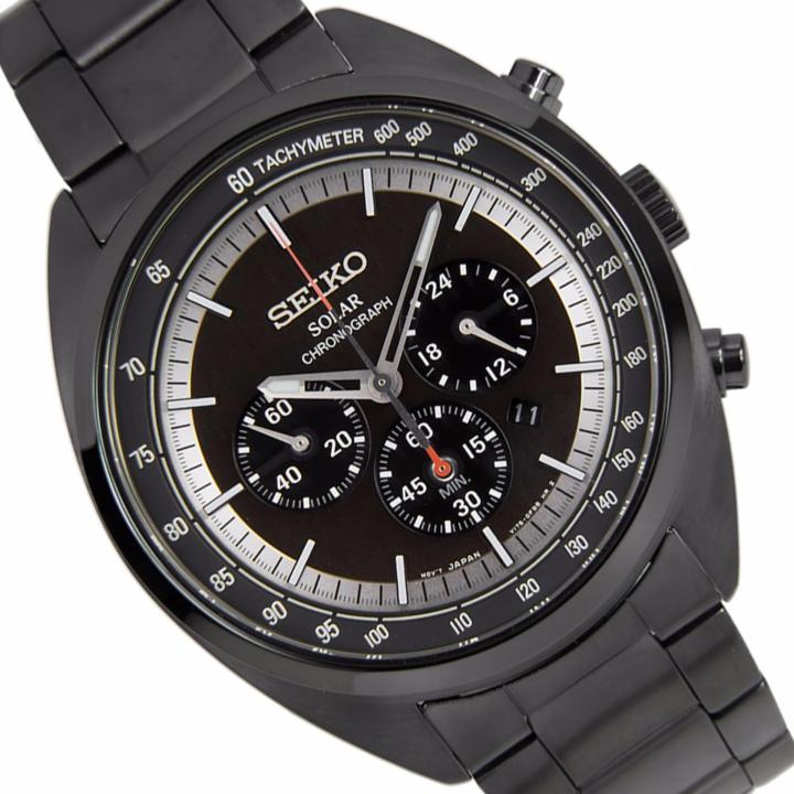 seiko-solar-นาฬิกาข้อมือผู้ชาย-chronograph-tachymeter-ssc623p1-ฺblack