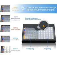 60 LED SOLAR MOTION SENSOR LIGHT โคมไฟโซล่าเซล ตรวจจับความเคลื่อนไหว เปิด/ปิดไฟอัตโนมัติ  ชาร์จไฟด้วยพลังงานแสงอาทิตย์ ขนาด 60 LED ความสว่าง  1300 Lumens แบตเตอรี่ 7800 mAh