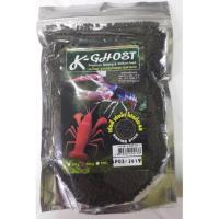 K-Ghost อาหารกุ้งก้ามแดง-กุ้งสวยงามทุกชนิด สูตรเร่งสี เร่งโต โปรตีน 45% ขนาด 200 กรัม 1 ถุง