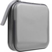 40/80 Disc CD DVD VCD DJ Storage Organizer Case Wallet Holder Album Bag Hard Box (Silver)