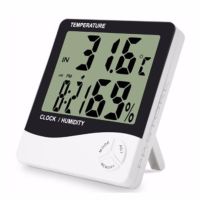 HTC-1 เครื่องวัดอุณหภูมิและความชื้น แบบดิจิตอลThermometer &amp; Hygrometer  (White)