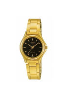 CASIO นาฬิกาผู้หญิง LTP-1130N-1ARDF - ฺBlack/Gold (ของแท้ ประกันศูนย์ CMG)