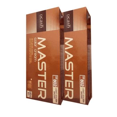 DCASH Master Color Cream ดีแคช มาสเตอร์ ครีมเปลี่ยนสีผม 60 g. (GB 802สีน้ำตาลทองอ่อน) 2 กล่อง