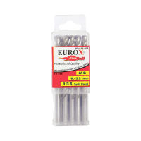 EUROX ดอกสว่านเจาะเหล็ก 9/32 7.142mm. (ชนิดแพ๊ค 10 ดอก)