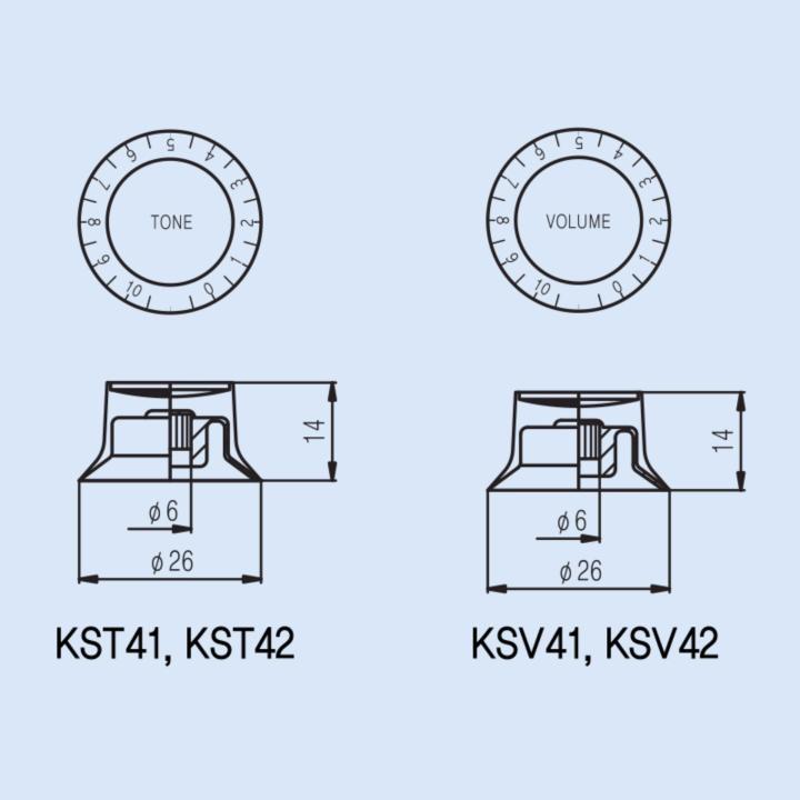 paramount-ปุ่ม-volume-กีตาร์ไฟฟ้าทรง-sg-รุ่น-ksv42bk-สีดำ-volume-knob-for-sg-guitars-ปุ่มวอลุ่มกีตาร์