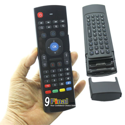 Air Mouse, Fly Mouse, Wireless 2.4 Ghz Mini Keyboard MX3 + Remote Control สำหรับ android TV BOX