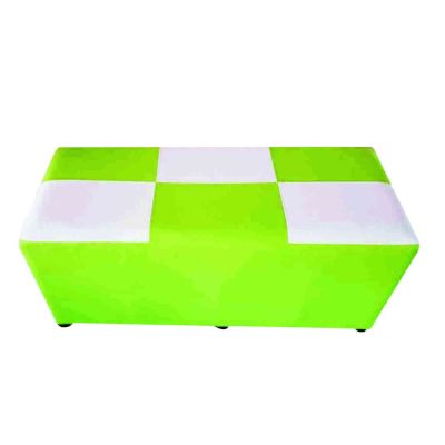 SPK Shop เก้าอี้ ทรงสตูล เบาะสี่เหลี่ยม 100 CM. รุ่น Stool  100 CM.  (สีเขียว/ขาว)