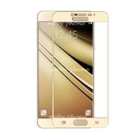 P-One ฟิล์มกระจกนิรภัย Samsung Galaxy C9 Pro เต็มจอ (สีทอง)