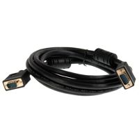 สาย Cable VGA M/M 3M หัวสีทอง(สีดำ)