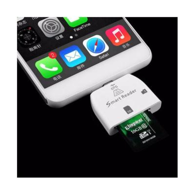 Micro USB Smart Card Reader adapter for OTG Smartphone เครื่องอ่านการ์ด