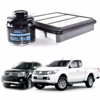 FULL ชุดเปลี่ยนกรอง ไส้กรองน้ำมันเชื้อเพลิง, ไส้กรองอากาศ ใช้สำหรับ Mitsubishi Triton &amp; Pajero 2.5, 3.0 / มิตซูบิชิ ไทรทัน ปาเจโร่ [ 1-FMS531, 1-AMS278 ]