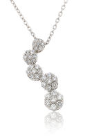 Jewelry Buffet Delicate Droplets Pendant With Chain