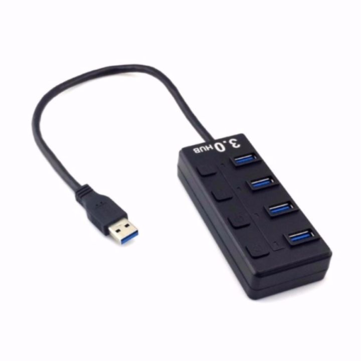 usb-3-0-hub-4-ports-hi-speed-for-pc-laptop-with-on-off-switch-black