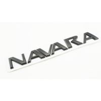 แผ่นป้ายติดรถยนต์ ป้ายโลโก้พลาสติก NAVARA สีดำขนาด26.5.x3.5cmติดตั้งด้วยเทปกาวสองหน้าด้านหลัง **งานดีติดตั้งง่าย** **ส่งไวจบในที่เดียว**