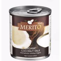MeritO Organic Coconut Milk 270ml. x 12 cans (เมอริโต้ กะทิออร์แกนิค 270มล x 12 กระป๋อง)