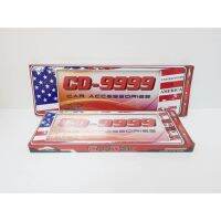 กรอบป้ายทะเบียนกันน้ำ ลายธง AMERICA UNITED STATE CD-9999 ส้น-ยาว ลายใหม่ๆๆ