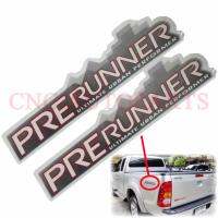 สติกเกอร์ ติดข้างกระบะ VIGO PRERUNNER ตัวหนังสือขาว 2ชิ้น