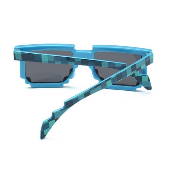 g2g-แว่นตาแฟชั่น-minecraft-2d-เก๋-ๆ-เหมาะกับหน้าซัมเมอร์นี้-สีฟ้า-จำนวน-1-ชิ้น