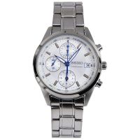 Seiko นาฬิกาผู้หญิง Chronograph Quartz SNDV51P1 - Silver