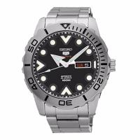 Seiko นาฬิกาข้อมือผู้ชาย สายสแตนเลส รุ่น SRPA03K1 - Silver/Black รับประกัน 1 ปี ของแท้