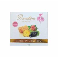 Bumebime Mask Natural Soap สบู่บุ๋มบิ๋ม แพคเกจใหม่ 100g. ( 1 ก้อน )