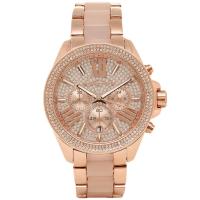 นาฬิกาข้อมือผู้หญิง Michael Kors Wren Crystal Pave Dial Chronograph Ladies Watch