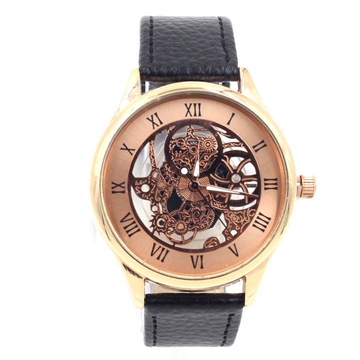 sevenlight-นาฬิกาข้อมือผู้ชาย-gp9233-black-rose-gold