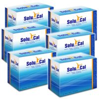 6 Box กล่อง โซลูแคล Solucal Calcium Collagen VitaminD3 30 Sachets