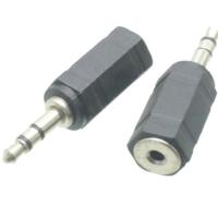 2.5mm Male Plug to 3.5mm Female Jack Stereo Audio Adapter Headphone Converter (Intl)