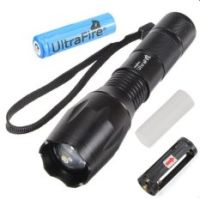 igootech Ultrafire 2200Lm CREE XML T6 LED Zoomable Flashlight Torch 5 Modes with 18650 Battery