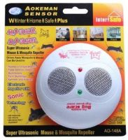 เครื่องไล่หนู ยุง และแมลง รุ่น Super Ultrasonic Mouse &amp; Mosquito Repeller  (White)