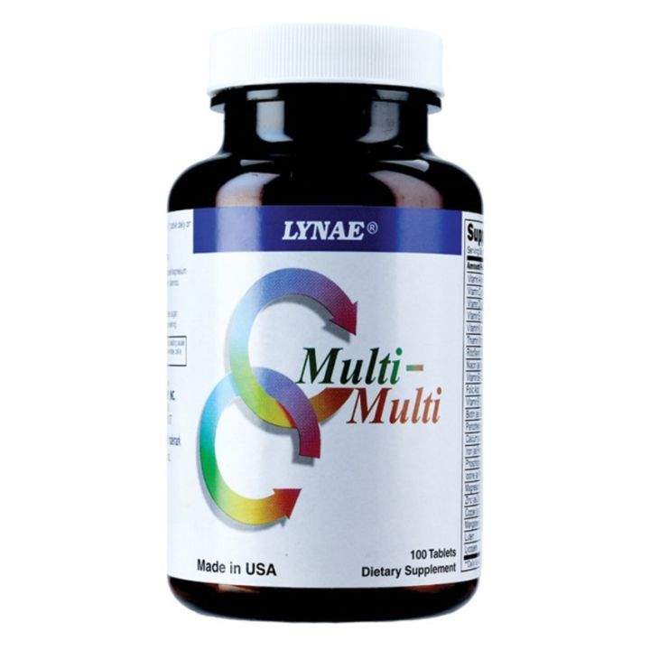 lynae-multi-multi-vitamin-usa-ไลเน่-มิลติวิตามินรวม-ช่วยจากการขาดวิตามินและเกลือแร่-100เม็ด-1-ขวด