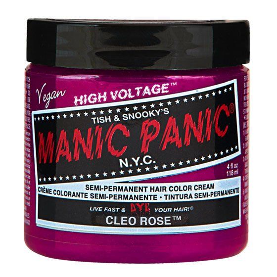 MANIC PANIC CLASSIC CREAM SEMI PERMANENT HAIR COLOR CREAM (CLEO ROSE)118 ml 1 Jar