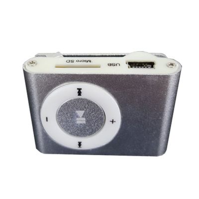 Mini Clip Metal USB MP3 Music Player Portable Sport Media Player  (Silver) เครื่องเล่น MP3 ฟังเพลง สีเงิน