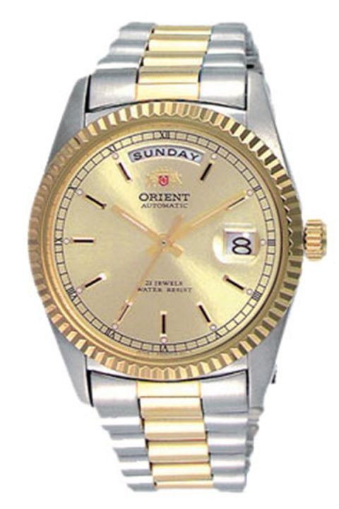 orient-ขอบหยัก-automatic-นาฬิกาข่อมมือชาย-สายสแตนเลส-รุ่น-fev03000gy-2-กษัตริย์-สีทอง