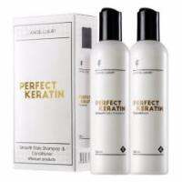 LANGEL Perfect Keratin เพอร์เฟ็ค เคราติน 258ml.x2 (กล่องขาว) แชมพูและคอนดิชั่นเนอร์ สุดยอดผลิตภัณฑ์ รักษาประสิทธิภาพให้กับเส้นผม บำรุงเส้นผม หลังการทำเคราตินทรีทเม้นท์