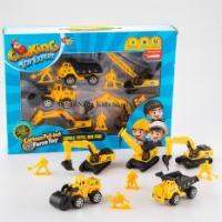 ProudNada Toys ของเล่นเด็กชุดรถก่อสร้าง CARKING TOY EXPERT Cartoon Pull-back NO.TH-H036