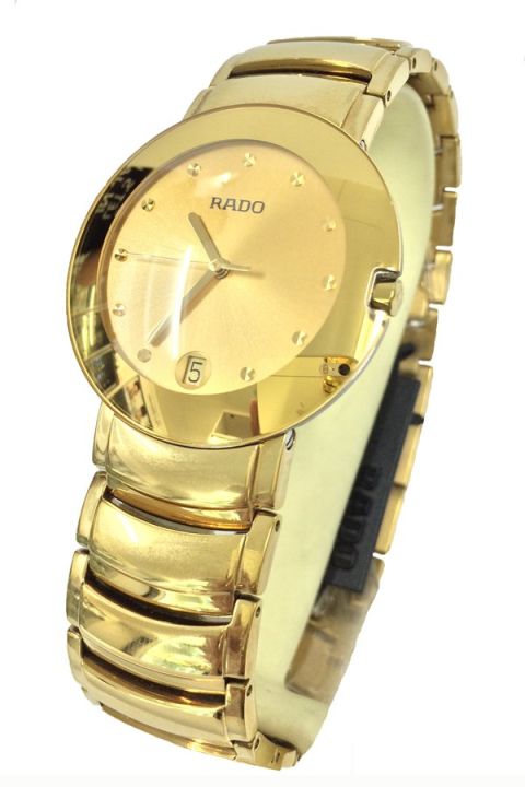 Rado La Coupole Quartz  นาฬิกาข้อมือผู้ชาย สายสแตนเลส รุ่น R22627253 - เรือนทอง