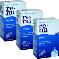 Renu Fresh Multi Purpose Solution 120 ml (3ขวด)  รีนิว เฟรช น้ำยาล้างคอนแทคเลนส์