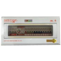 SAFE T CUT ตู้รวมวงจรเครื่องตัดกระแสไฟฟ้าอัตโนมัติ ขนาด 12 ช่อง 50A (สีขาว)