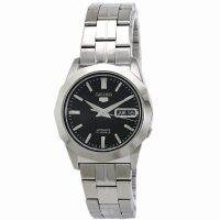 SEIKO 5 Automatic Mens Watch สีเงิน/สีดำ สายสแตนเลส รุ่น SNKG83K