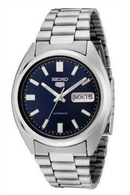 SEIKO 5 Automatic Mens Watch รุ่น SNXS77K1 - สีเงิน/สีน้ำเงิน