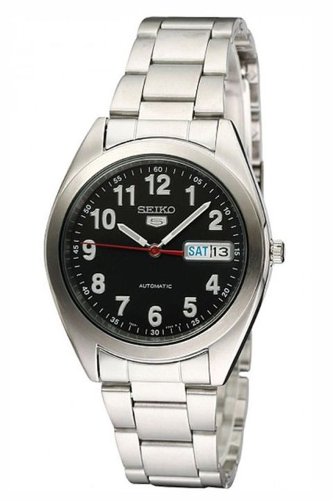 seiko-5-automatic-mens-watch-stainless-strap-snxa07k-silver-black