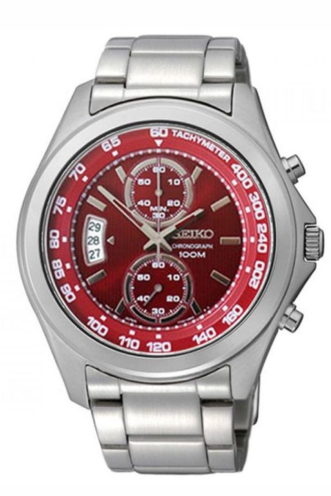 seiko-นาฬิกาข้อมือผู้ชาย-chronograph-สายสแตนเลส-รุ่น-snn253p1-สีเงิน-สีแดง