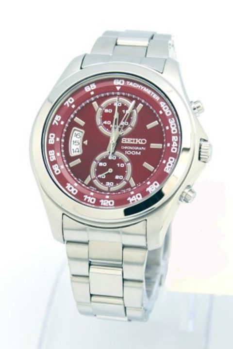 seiko-นาฬิกาข้อมือผู้ชาย-chronograph-สายสแตนเลส-รุ่น-snn253p1-สีเงิน-สีแดง