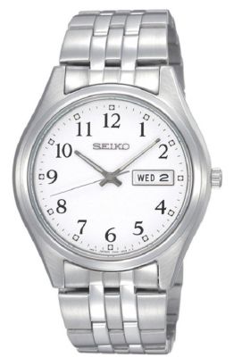 SEIKO นาฬิกาข้อมือผู้ชาย สายสแตนเลส รุ่น SGGA19P1 - สีเงิน