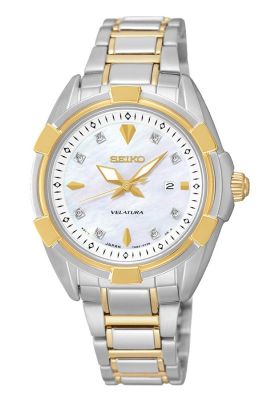 SEIKO Velatura Diamond นาฬิกาข้อมือผู้หญิง 2 กษัตริย์ รุ่น SXDG08P1 - 2กษัตริย์/สีทอง/สีเงิน