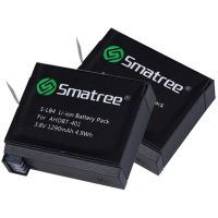 Smatree® 1290mAh Replacement Li-ion battery (2-Pack) for GoPro Hero 4 (2 x Batteries)