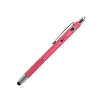 UD PENS Stylus  ปากกาด้ามเหล็ก STYLUS -  Pink   (Blue ink)